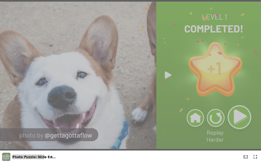 Photo Puzzle: Slide Edition Slide to complete!  from Chrome web store to be run with OffiDocs Chromium online