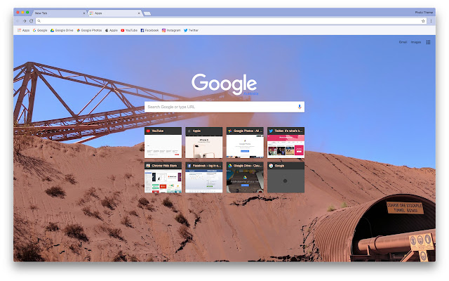 Photo Theme Iron Ore  from Chrome web store to be run with OffiDocs Chromium online