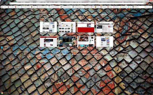 Photo Theme: Painted Tile  from Chrome web store to be run with OffiDocs Chromium online