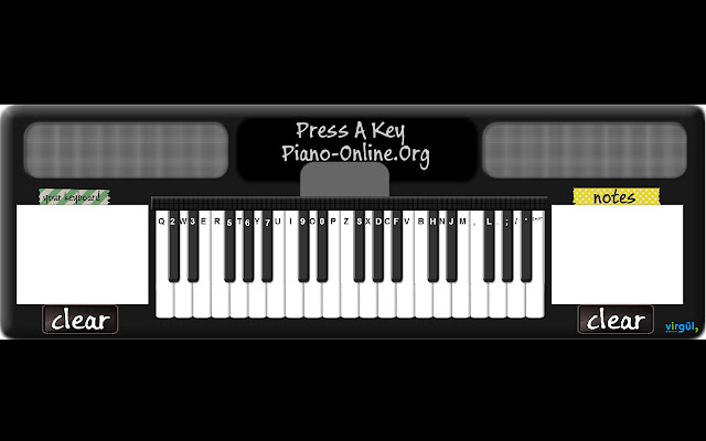 Piano OnlineVirtual Piano App  from Chrome web store to be run with OffiDocs Chromium online