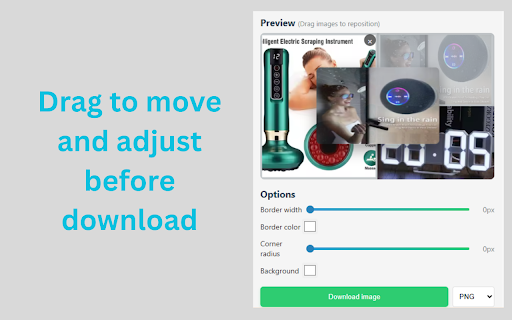 PicGrid Pro  from Chrome web store to be run with OffiDocs Chromium online