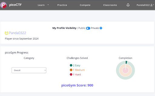 picoCTF Gen Score Extension  from Chrome web store to be run with OffiDocs Chromium online