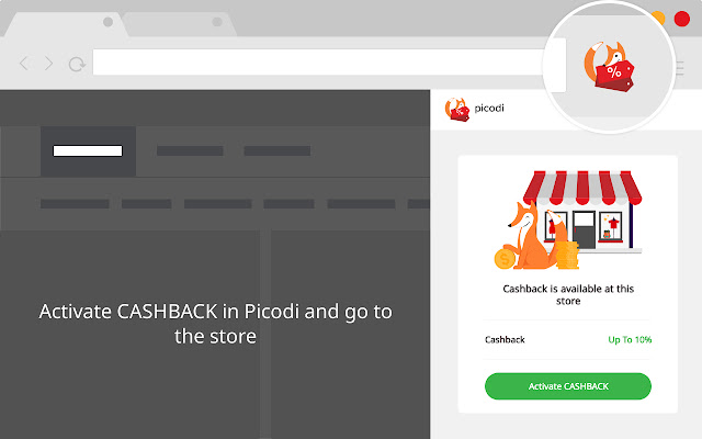 Picodi.com Cashback  from Chrome web store to be run with OffiDocs Chromium online