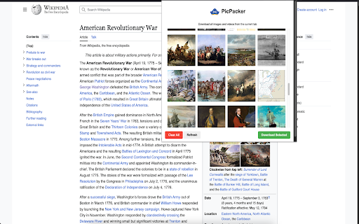 PicPacker  from Chrome web store to be run with OffiDocs Chromium online