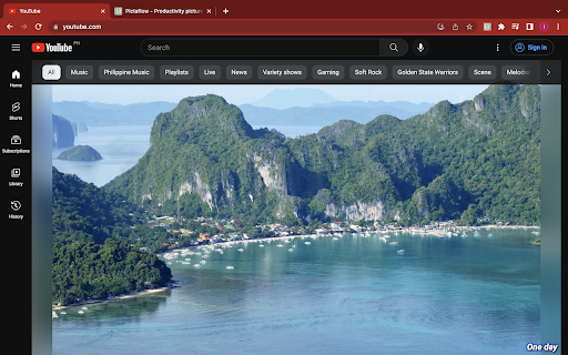 Pictaflow: Blocked Search for YouTube™  from Chrome web store to be run with OffiDocs Chromium online