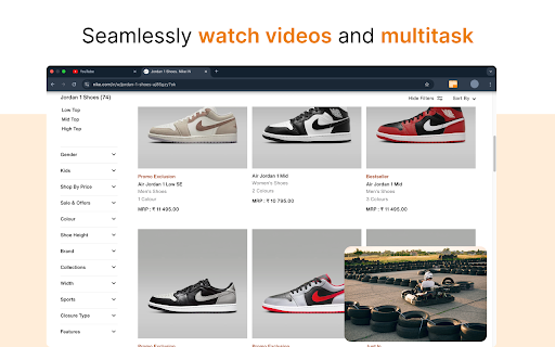 Picture in Picture Extension for Chrome  from Chrome web store to be run with OffiDocs Chromium online