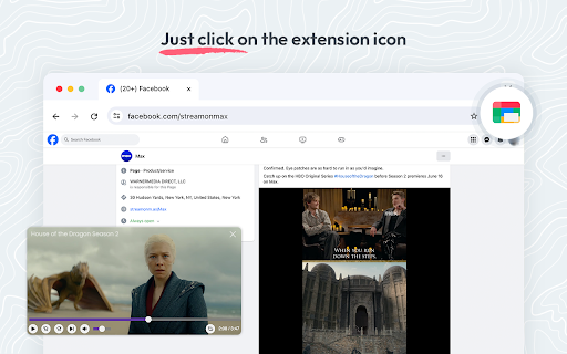 Picture in Picture Floating player  from Chrome web store to be run with OffiDocs Chromium online