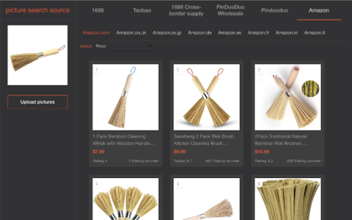 Picture Search Amazon image search  from Chrome web store to be run with OffiDocs Chromium online
