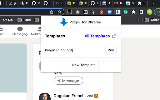 Pidgin  from Chrome web store to be run with OffiDocs Chromium online