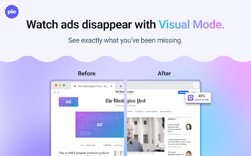 Pie Adblock A Powerful Free Ad Blocker  from Chrome web store to be run with OffiDocs Chromium online