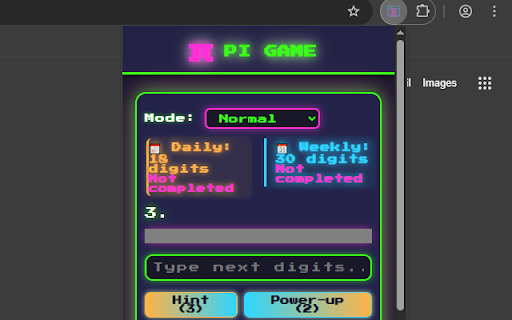 PI Game  from Chrome web store to be run with OffiDocs Chromium online