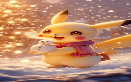 Pikachu standing in the snow Wallpaper from Chrome web store to be run with OffiDocs Chromium online Pikachu standing in the snow Wallpaper from Chrome web store to be run with OffiDocs Chromium online