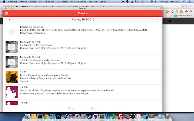 Pilares 2015 (Fiestas del Pilar)  from Chrome web store to be run with OffiDocs Chromium online