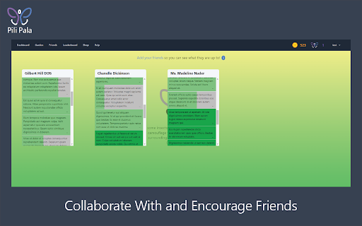 Pili Pala Fuel Your Focus  from Chrome web store to be run with OffiDocs Chromium online