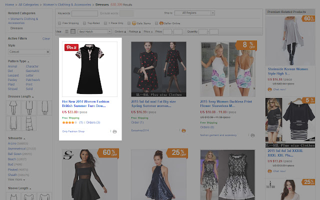 PinAli PinIt button for AliExpress images  from Chrome web store to be run with OffiDocs Chromium online