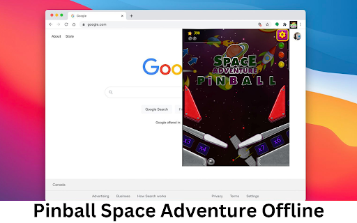 Pinball Space Adventure  from Chrome web store to be run with OffiDocs Chromium online