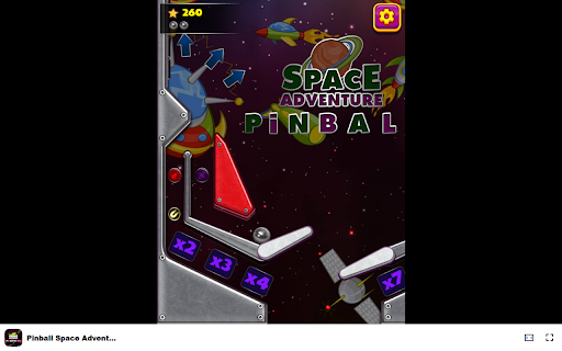 Pinball Space Adventure Experience space themed pinball excitement!  from Chrome web store to be run with OffiDocs Chromium online