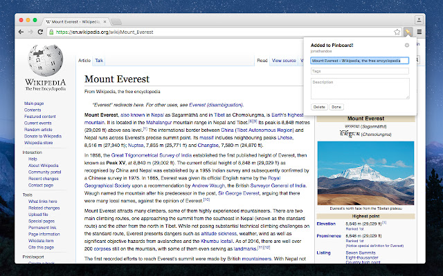Pinbook: Pinboard bookmarking  from Chrome web store to be run with OffiDocs Chromium online
