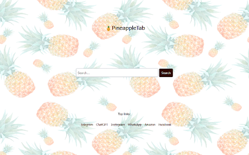 PineappleTab  from Chrome web store to be run with OffiDocs Chromium online