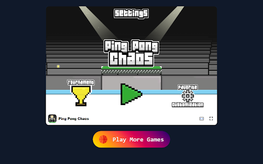 Ping Pong Chaos Game Enjoy Free, Offline Table Tennis Fun Anytime!  from Chrome web store to be run with OffiDocs Chromium online