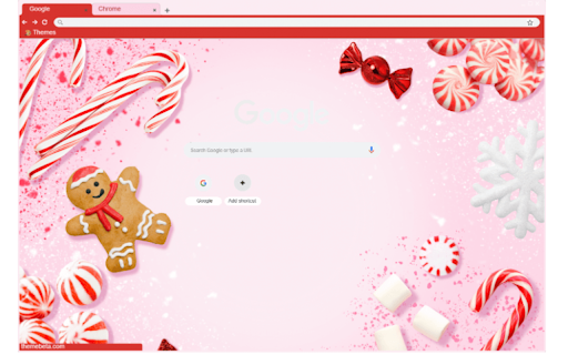 Pink and Peppermint Christmas  from Chrome web store to be run with OffiDocs Chromium online