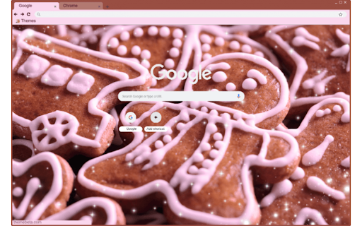 Pink Gingerbread Christmas  from Chrome web store to be run with OffiDocs Chromium online