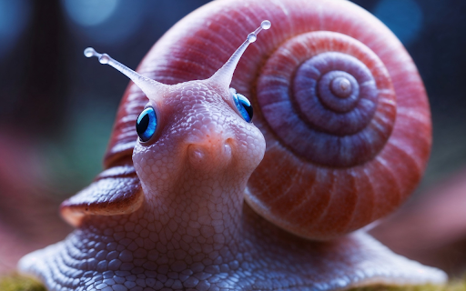 Pink red snail  from Chrome web store to be run with OffiDocs Chromium online