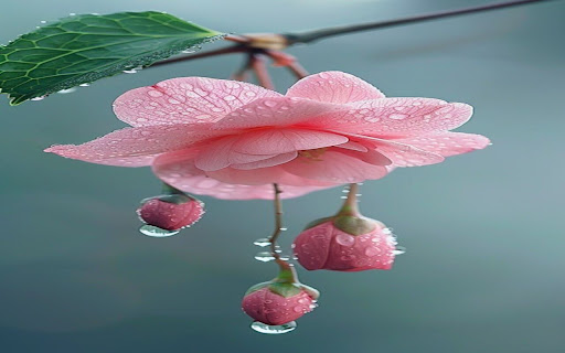 pink rose wallpaper  from Chrome web store to be run with OffiDocs Chromium online