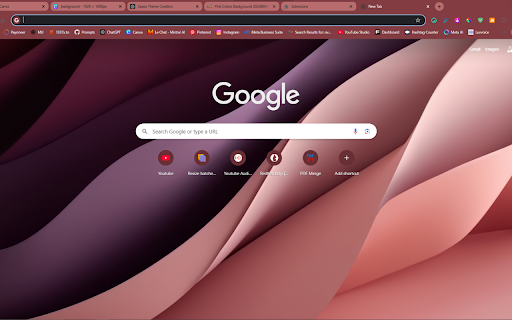 Pink Serenity A soothing pink experience  from Chrome web store to be run with OffiDocs Chromium online