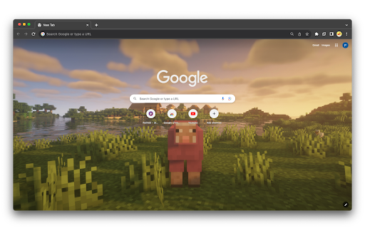 Pink sheep from minecraft  from Chrome web store to be run with OffiDocs Chromium online