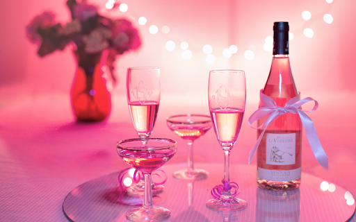Pink wine  from Chrome web store to be run with OffiDocs Chromium online