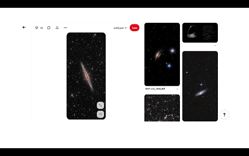 Pinterest arrow navigation  from Chrome web store to be run with OffiDocs Chromium online