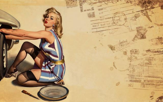 Pin up girl Desktop Wallpaper Pin Up Girl #4  from Chrome web store to be run with OffiDocs Chromium online