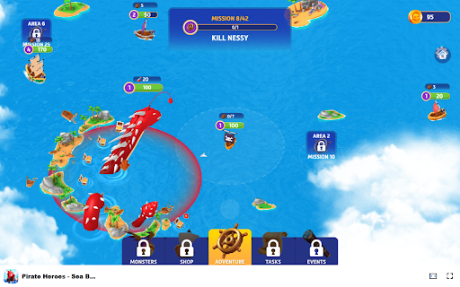 Pirate Heroes Sea Battles Game: Become the ultimate pirate legend  from Chrome web store to be run with OffiDocs Chromium online