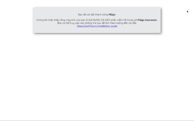 PiSign  from Chrome web store to be run with OffiDocs Chromium online