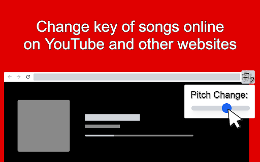 Pitch Changer  from Chrome web store to be run with OffiDocs Chromium online