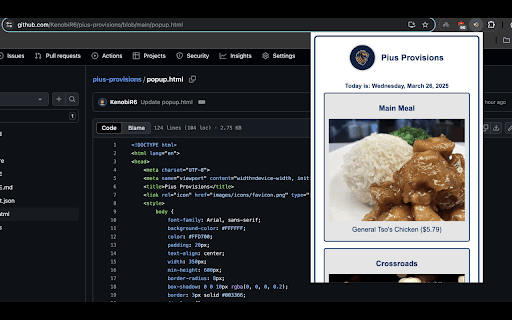 Pius Provisions  from Chrome web store to be run with OffiDocs Chromium online