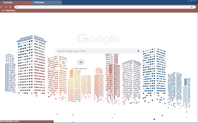 Pixelated city building  from Chrome web store to be run with OffiDocs Chromium online