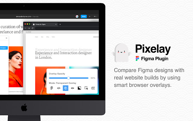 Pixelay for Figma  from Chrome web store to be run with OffiDocs Chromium online