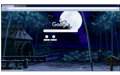 pixel bamboo forest  from Chrome web store to be run with OffiDocs Chromium online