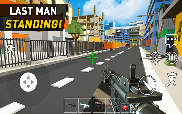 Pixel Danger Zone:Battle Royale  from Chrome web store to be run with OffiDocs Chromium online