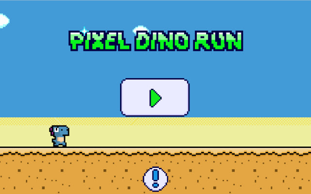 Pixel Dino Run Game  from Chrome web store to be run with OffiDocs Chromium online