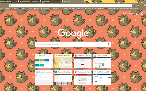 Pixel Pusheen  from Chrome web store to be run with OffiDocs Chromium online