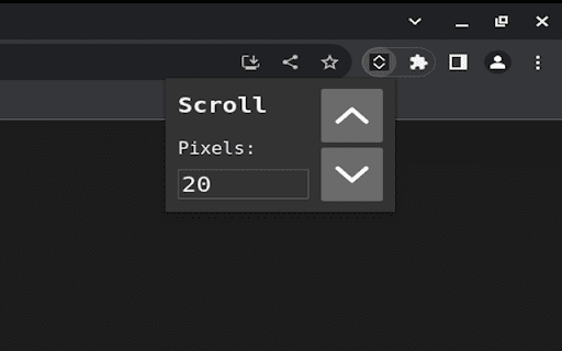 Pixel scroll  from Chrome web store to be run with OffiDocs Chromium online