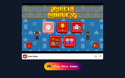 Pixel Volley Game Enjoy Free, Retro Volleyball Fun Anytime!  from Chrome web store to be run with OffiDocs Chromium online