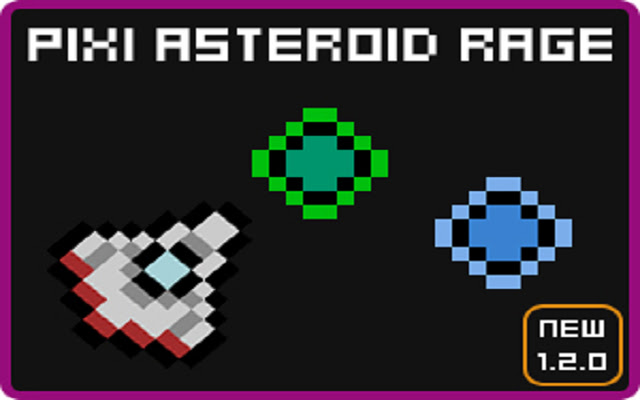 Pixi Asteroid Rage  from Chrome web store to be run with OffiDocs Chromium online