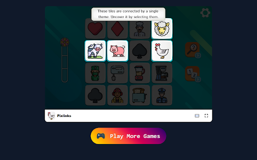 Pixlinks Game Connect and Match in a Relaxing Puzzle Adventure!  from Chrome web store to be run with OffiDocs Chromium online