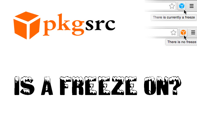 Pkgsrc Freeze Status  from Chrome web store to be run with OffiDocs Chromium online