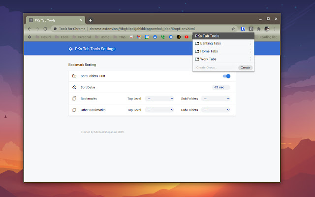 PKs Tab Tools  from Chrome web store to be run with OffiDocs Chromium online