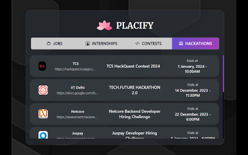 Placify  from Chrome web store to be run with OffiDocs Chromium online